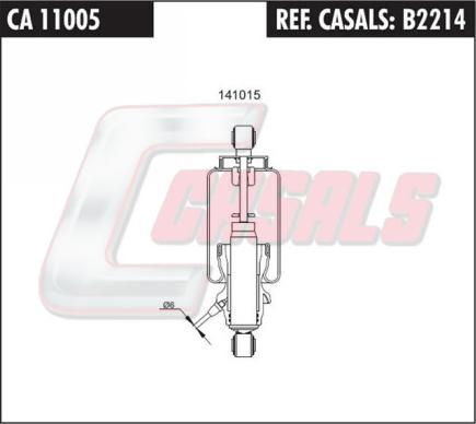 Casals B2214 - Ammortizzatore, Sospensione cabina autozon.pro