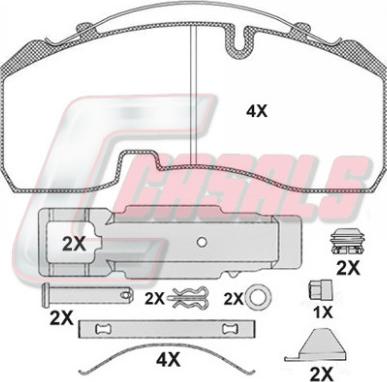 HELLA C1026 - Kit pastiglie freno, Freno a disco autozon.pro