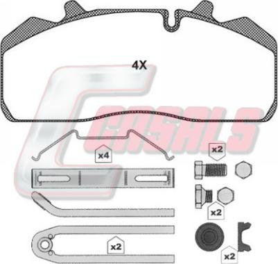 Textar 2915929824 - Kit pastiglie freno, Freno a disco autozon.pro