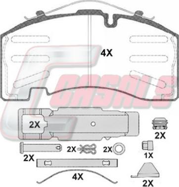 FTE BL2227A1 - Kit pastiglie freno, Freno a disco autozon.pro