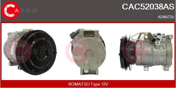 Casco CAC52038AS - Compressore, Climatizzatore autozon.pro