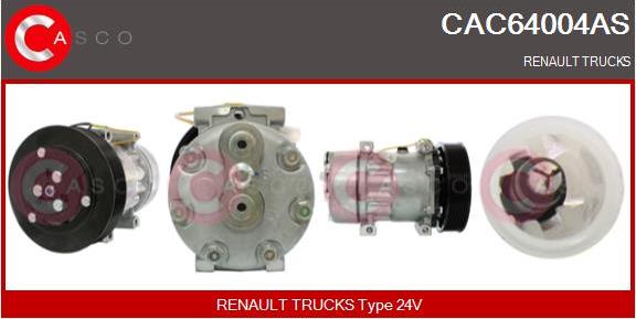 Casco CAC64004AS - Compressore, Climatizzatore autozon.pro