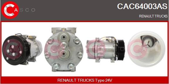 Casco CAC64003AS - Compressore, Climatizzatore autozon.pro