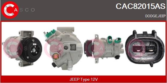 Casco CAC82015AS - Compressore, Climatizzatore autozon.pro