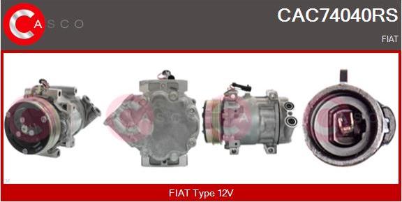 Casco CAC74040RS - Compressore, Climatizzatore autozon.pro