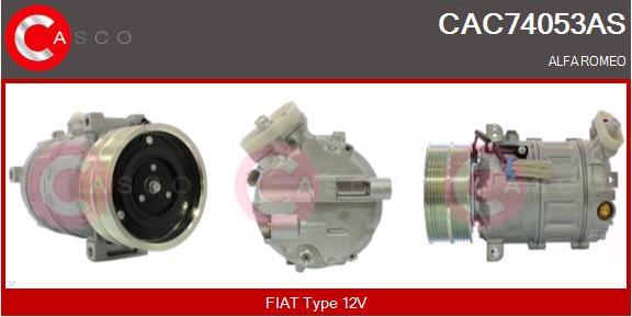 Casco CAC74053AS - Compressore, Climatizzatore autozon.pro