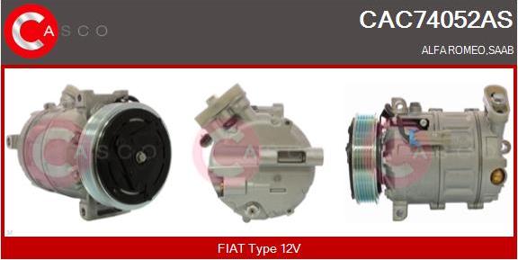 Casco CAC74052AS - Compressore, Climatizzatore autozon.pro