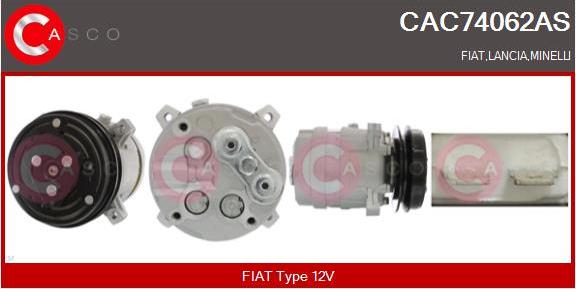 Casco CAC74062AS - Compressore, Climatizzatore autozon.pro