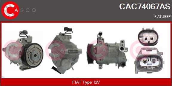 Casco CAC74067AS - Compressore, Climatizzatore autozon.pro