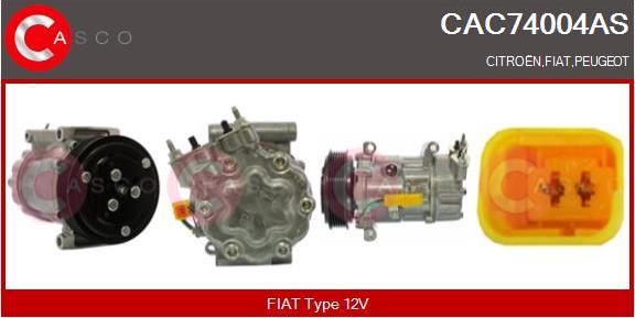 Casco CAC74004AS - Compressore, Climatizzatore autozon.pro