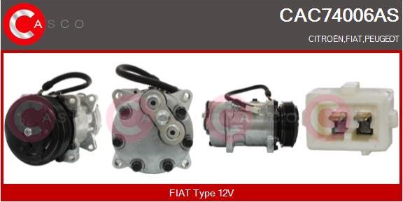 Casco CAC74006AS - Compressore, Climatizzatore autozon.pro