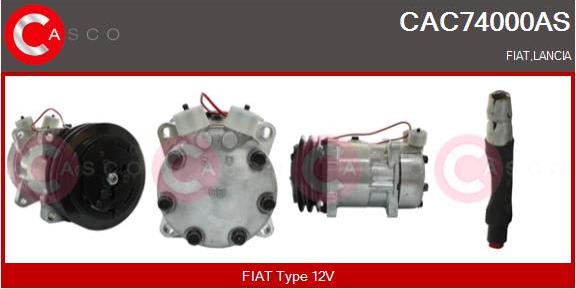 Casco CAC74000AS - Compressore, Climatizzatore autozon.pro