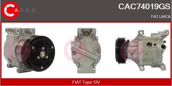 Casco CAC74019GS - Compressore, Climatizzatore autozon.pro