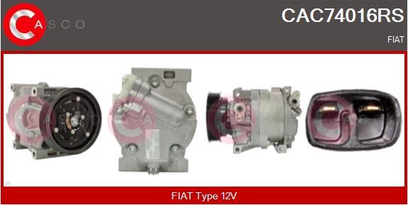 Casco CAC74016RS - Compressore, Climatizzatore autozon.pro