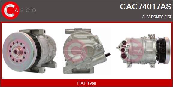 Casco CAC74017AS - Compressore, Climatizzatore autozon.pro