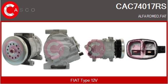 Casco CAC74017RS - Compressore, Climatizzatore autozon.pro