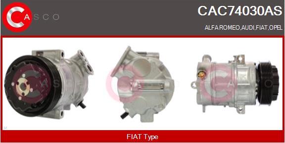 Casco CAC74030AS - Compressore, Climatizzatore autozon.pro