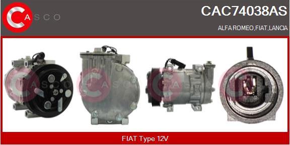 Casco CAC74038AS - Compressore, Climatizzatore autozon.pro