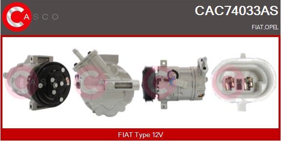 Casco CAC74033AS - Compressore, Climatizzatore autozon.pro