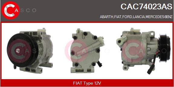 Casco CAC74023AS - Compressore, Climatizzatore autozon.pro