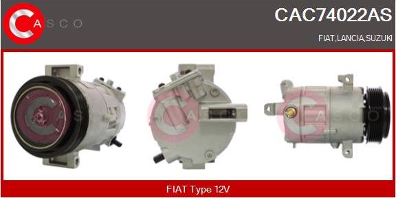 Casco CAC74022AS - Compressore, Climatizzatore autozon.pro