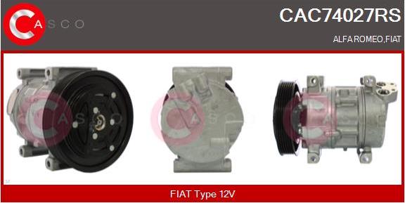 Casco CAC74027RS - Compressore, Climatizzatore autozon.pro