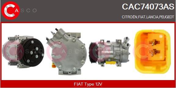 Casco CAC74073AS - Compressore, Climatizzatore autozon.pro