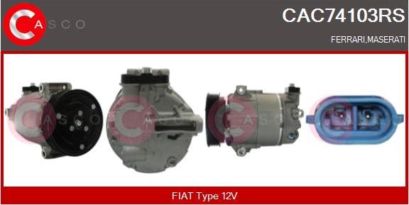 Casco CAC74103RS - Compressore, Climatizzatore autozon.pro