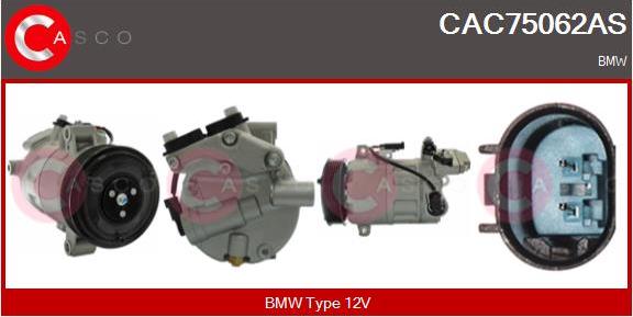 Casco CAC75062AS - Compressore, Climatizzatore autozon.pro