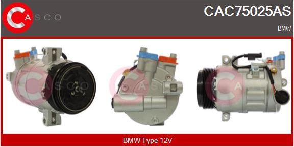 Casco CAC75025AS - Compressore, Climatizzatore autozon.pro