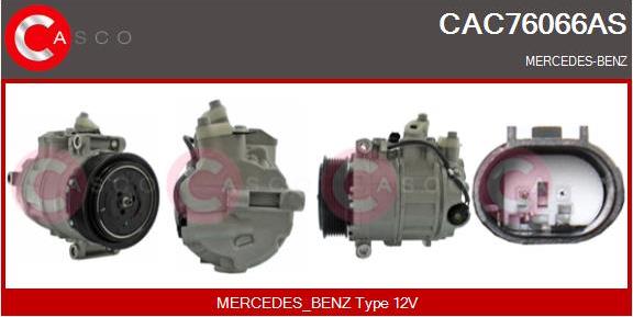 Casco CAC76066AS - Compressore, Climatizzatore autozon.pro