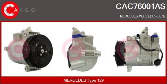 Casco CAC76001AS - Compressore, Climatizzatore autozon.pro