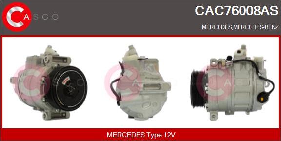 Casco CAC76008AS - Compressore, Climatizzatore autozon.pro