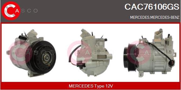 Casco CAC76106GS - Compressore, Climatizzatore autozon.pro