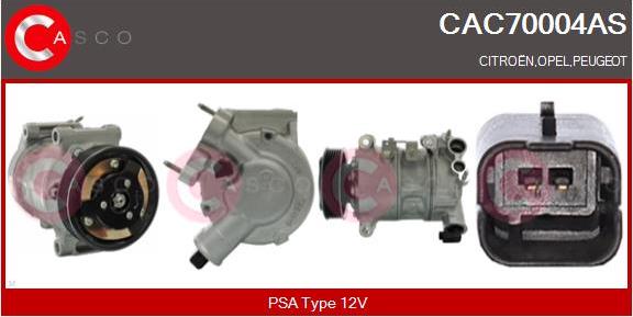 Casco CAC70004AS - Compressore, Climatizzatore autozon.pro