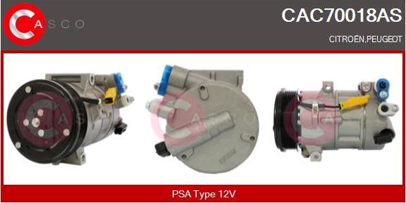 Casco CAC70018AS - Compressore, Climatizzatore autozon.pro