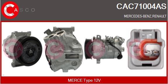 Casco CAC71004AS - Compressore, Climatizzatore autozon.pro