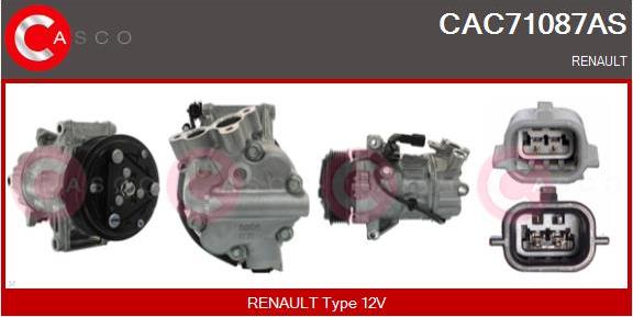 Casco CAC71087AS - Compressore, Climatizzatore autozon.pro