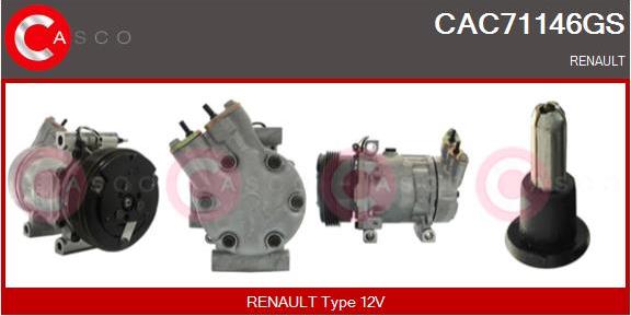 Casco CAC71146GS - Compressore, Climatizzatore autozon.pro