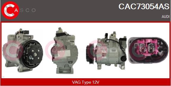 Casco CAC73054AS - Compressore, Climatizzatore autozon.pro