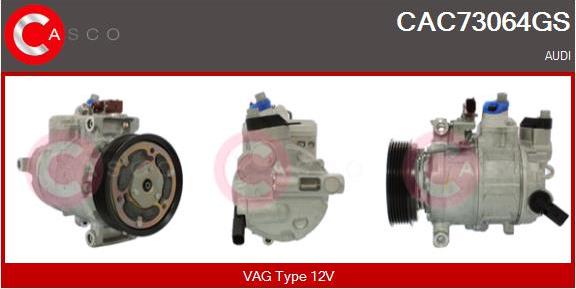 Casco CAC73064GS - Compressore, Climatizzatore autozon.pro