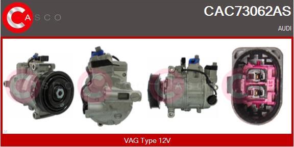 Casco CAC73062AS - Compressore, Climatizzatore autozon.pro