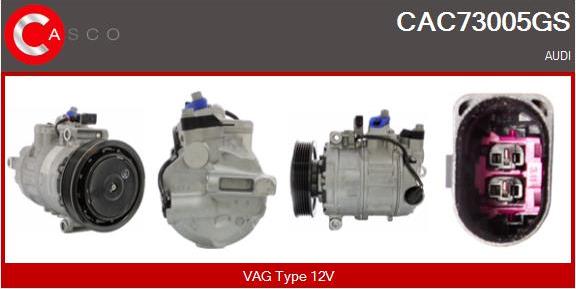 Casco CAC73005GS - Compressore, Climatizzatore autozon.pro