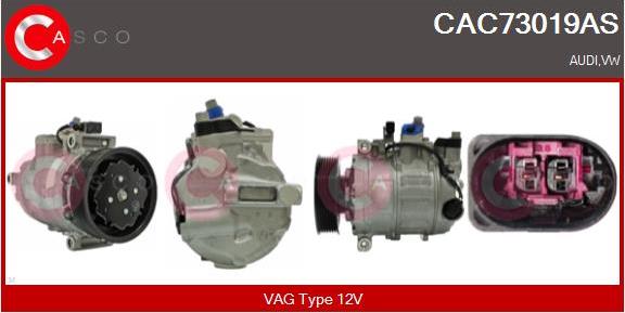 Casco CAC73019AS - Compressore, Climatizzatore autozon.pro