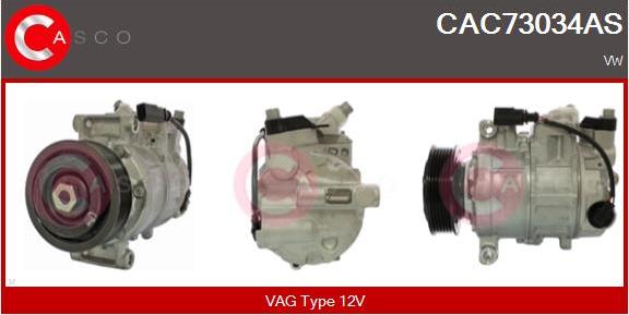 Casco CAC73034AS - Compressore, Climatizzatore autozon.pro