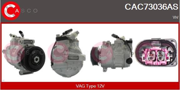 Casco CAC73036AS - Compressore, Climatizzatore autozon.pro