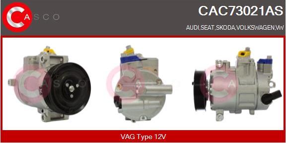 Casco CAC73021AS - Compressore, Climatizzatore autozon.pro