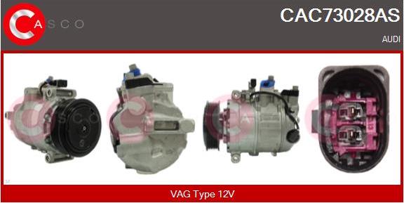 Casco CAC73028AS - Compressore, Climatizzatore autozon.pro