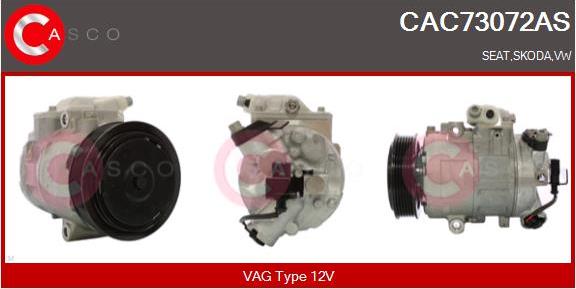 Casco CAC73072AS - Compressore, Climatizzatore autozon.pro