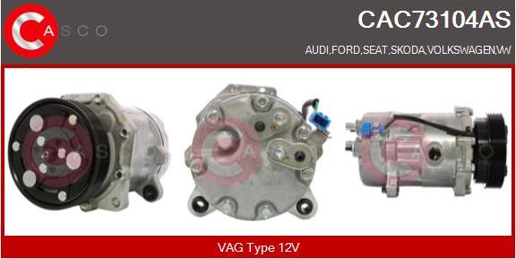 Casco CAC73104AS - Compressore, Climatizzatore autozon.pro